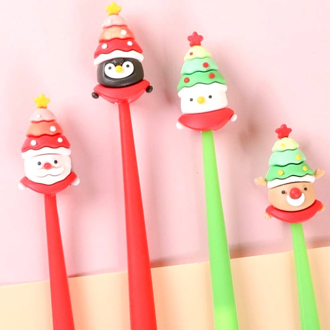 Christmas Tree Hats Wiggle Gel Pen