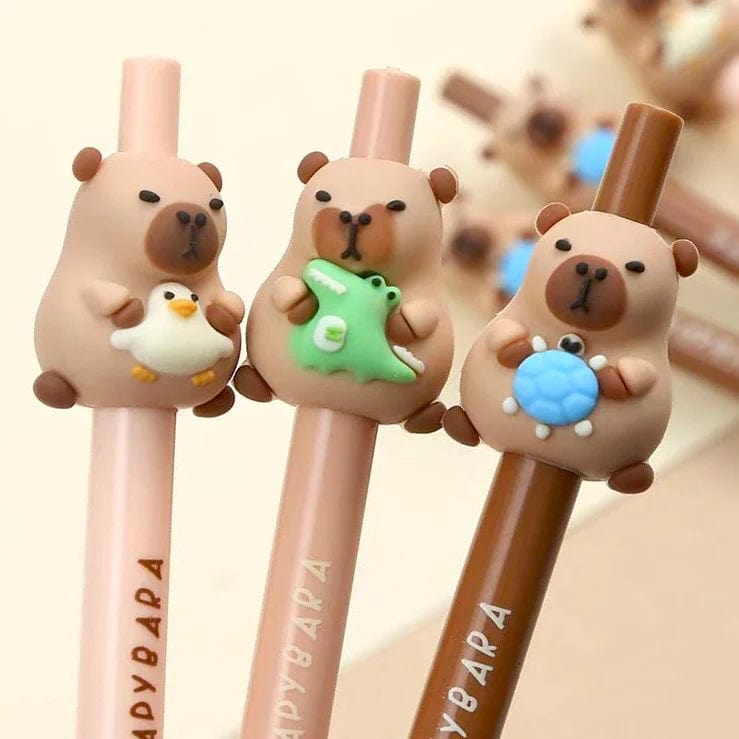 Capybara Animal Friends Retractable Gel Pen