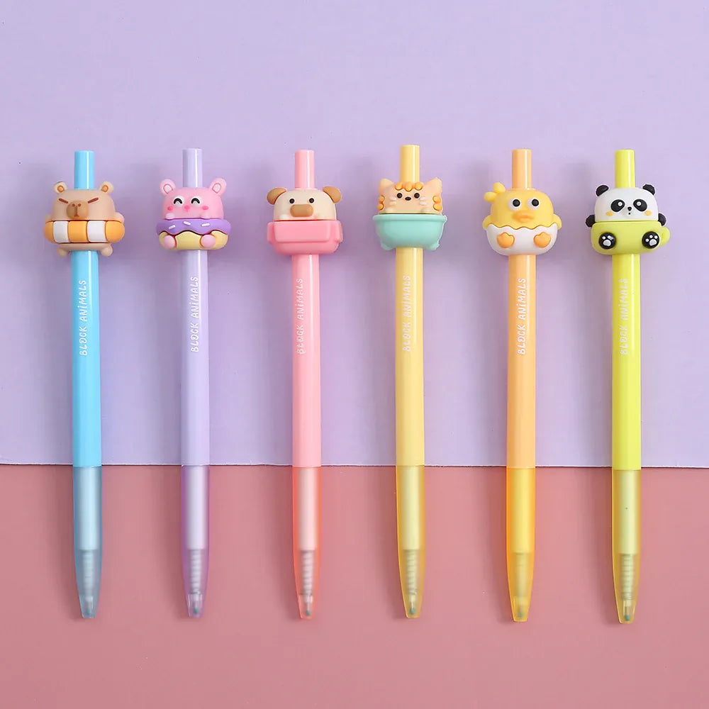 Adorable Animals Retractable Gel Pen