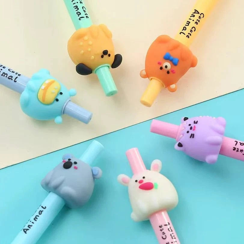 Animal Retractable Gel Pen
