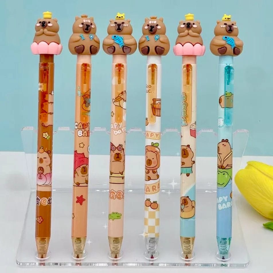 Capybara Cutie Retractable Gel Pen- Random Selection