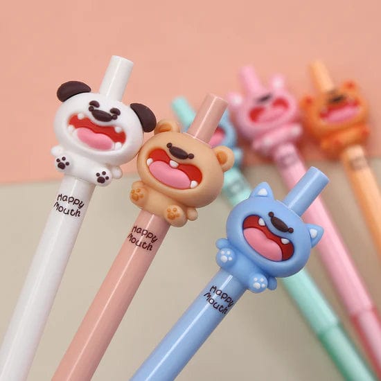 Happy Mouth Retractable Gel Pen