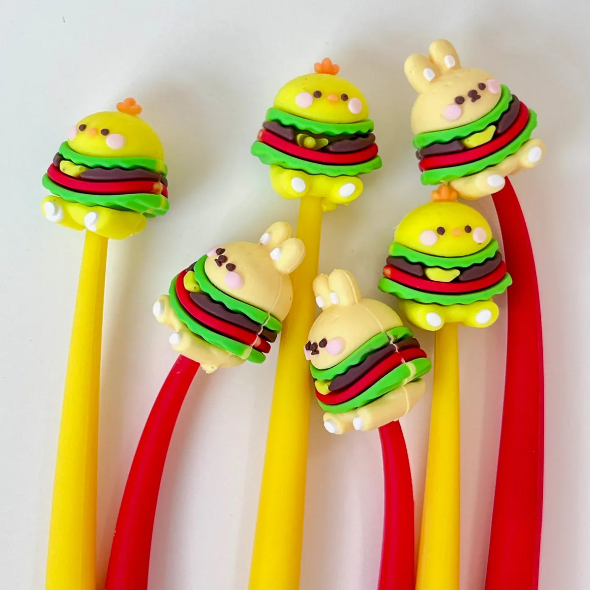 Hamburger Animals Wiggle Gel Pen