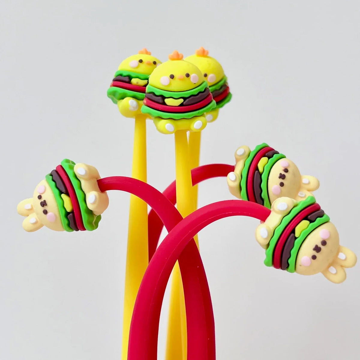 Hamburger Animals Wiggle Gel Pen
