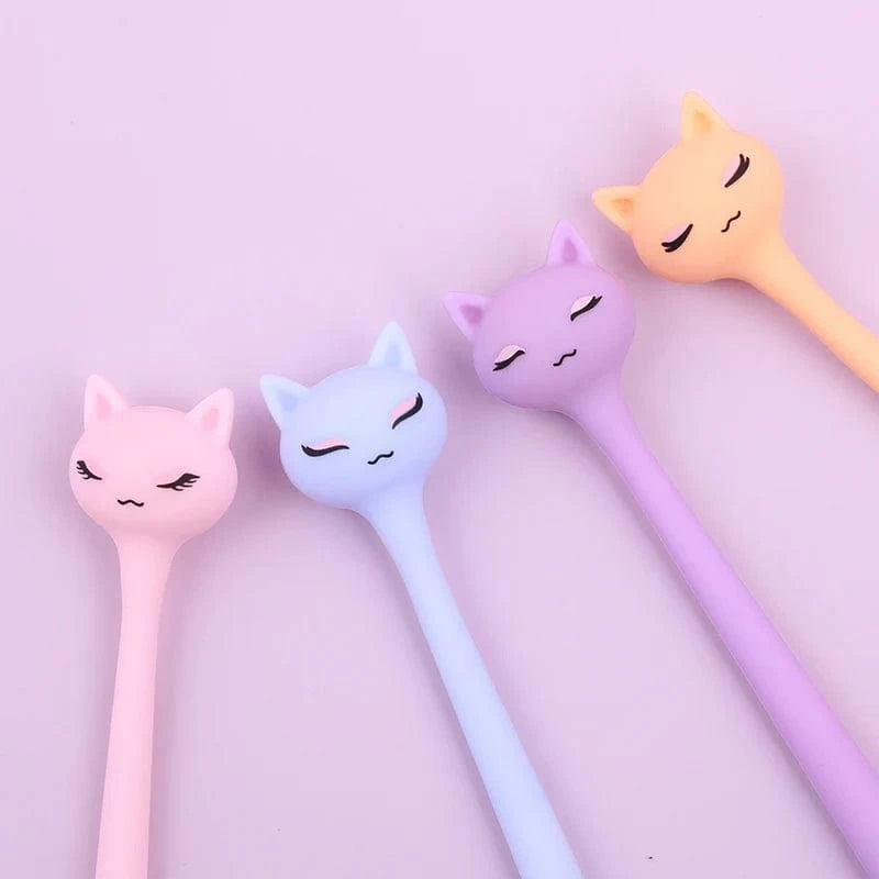 Pastel Cat Wiggle Gel Pen