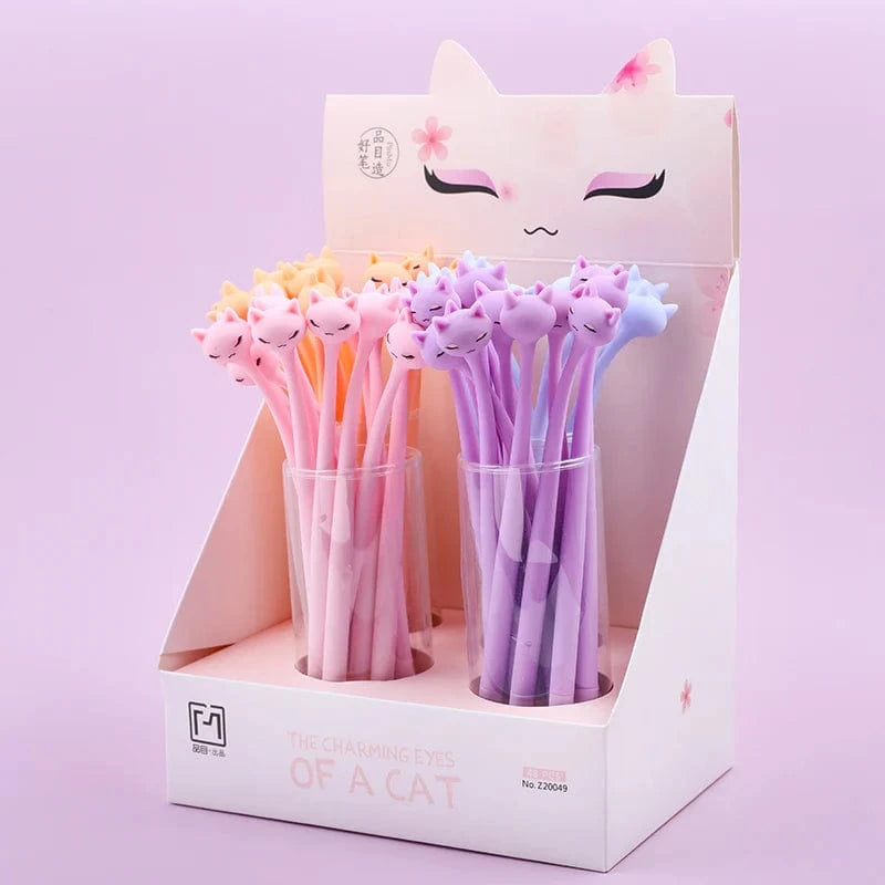 Pastel Cat Wiggle Gel Pen
