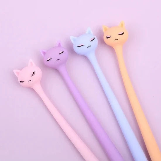 Pastel Cat Wiggle Gel Pen
