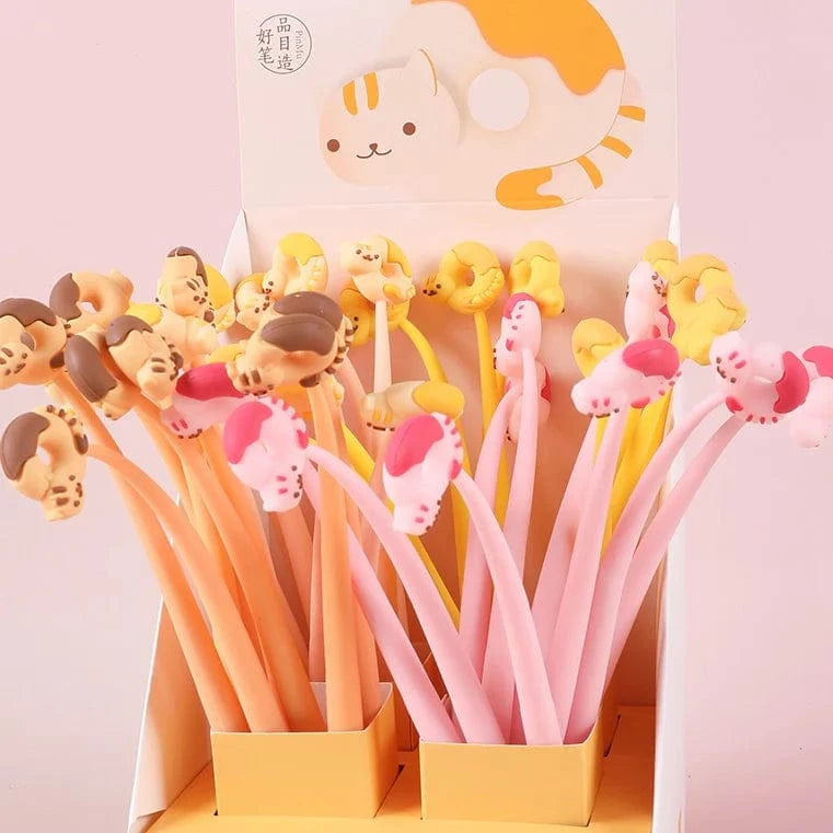 Donut Cat Wiggle Gel Pen