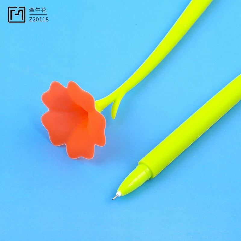 Morning Glory Flower Wiggle Gel Pen