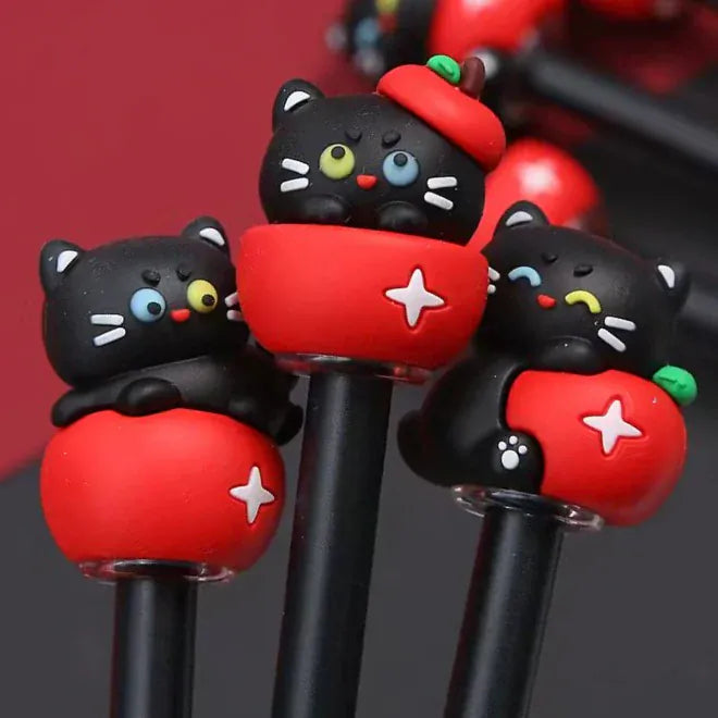 Apple Cat Gel Pen