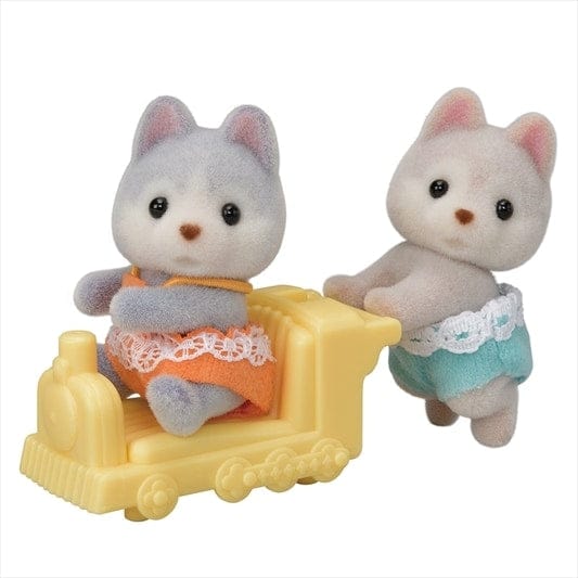 Husky Twins Calico Critters Figures