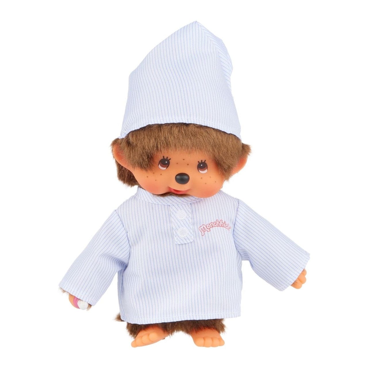 Stripe Pajama Boy Monchhichi 8" Plush