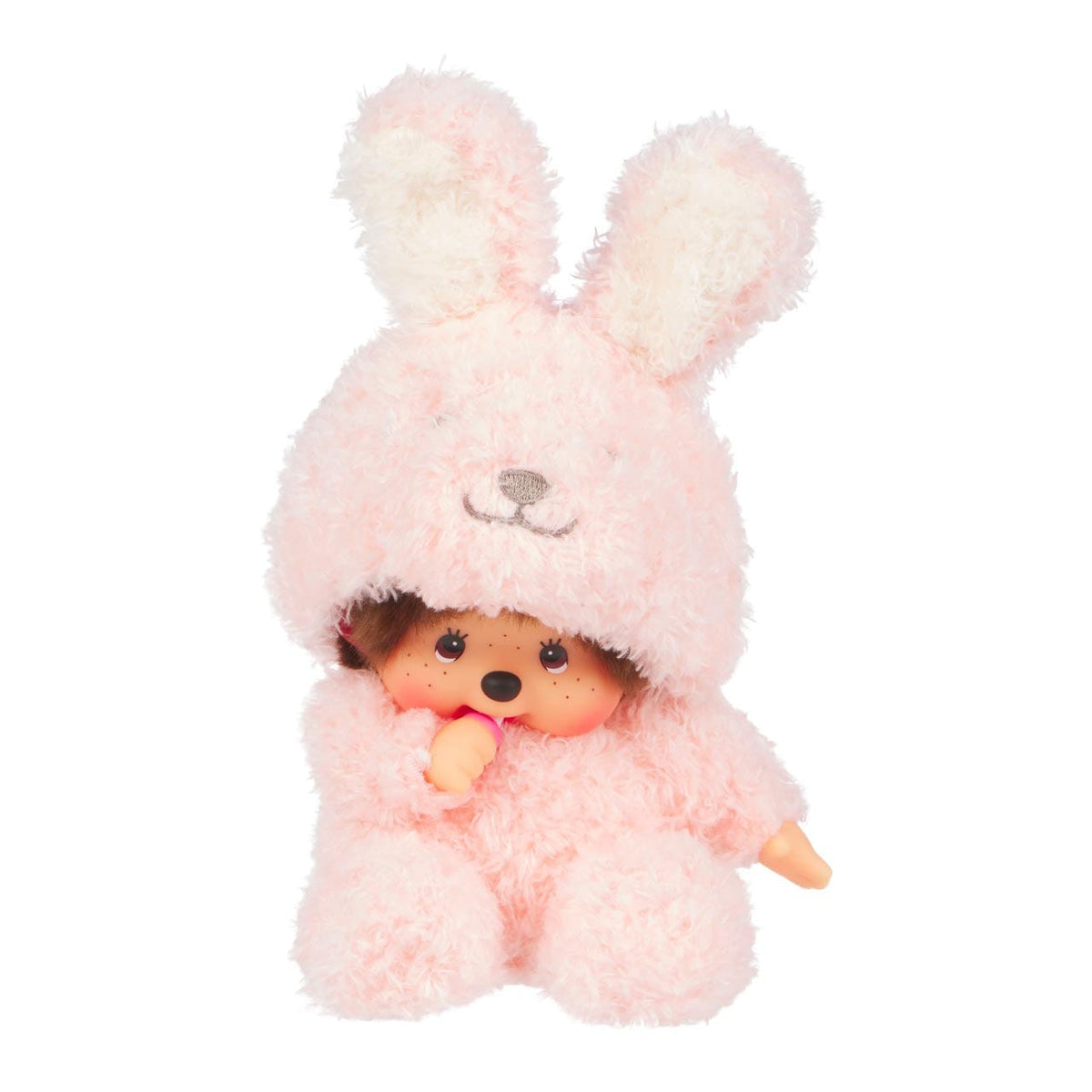 Monchhichi in Fluffy Bunny Rabbit Costume