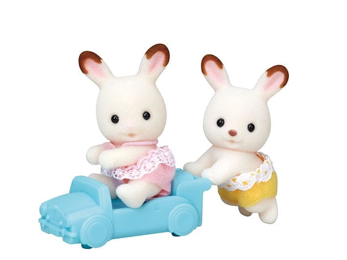 Chocolate Rabbit Twins Calico Critters Figures