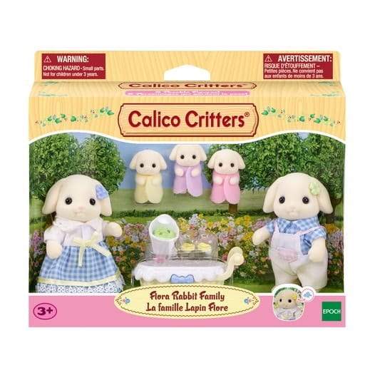 Flora Rabbit Family Calico Critters Playset