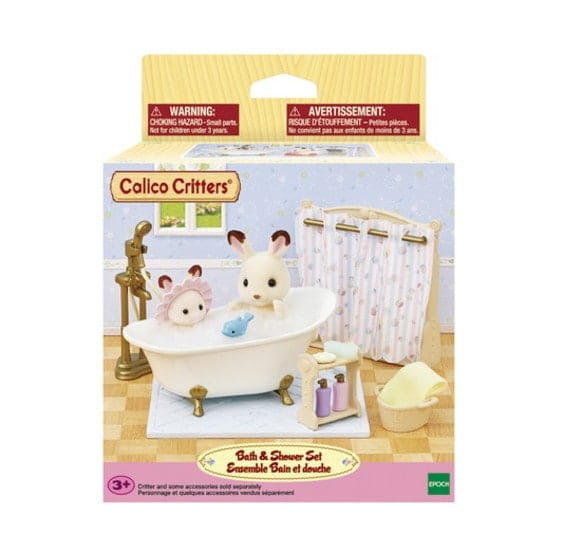 Calico Critters Bath and Shower Set