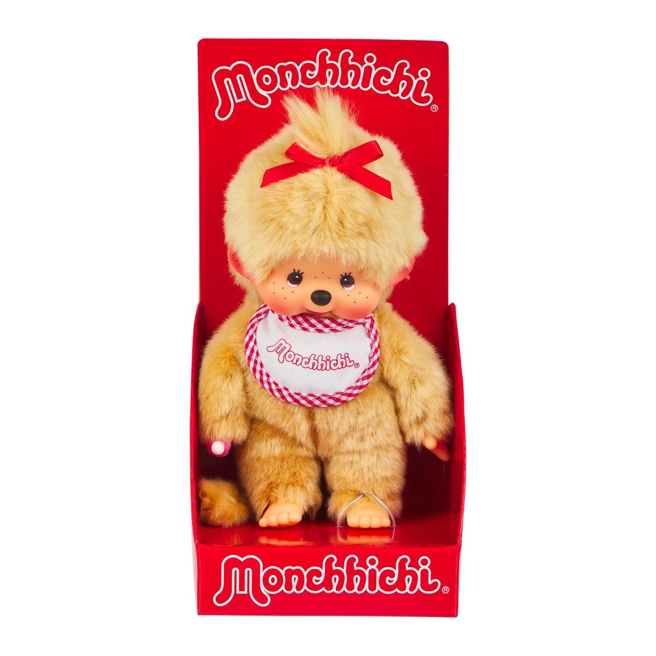 Golden Beige Girl Monchhichi 8" Plush