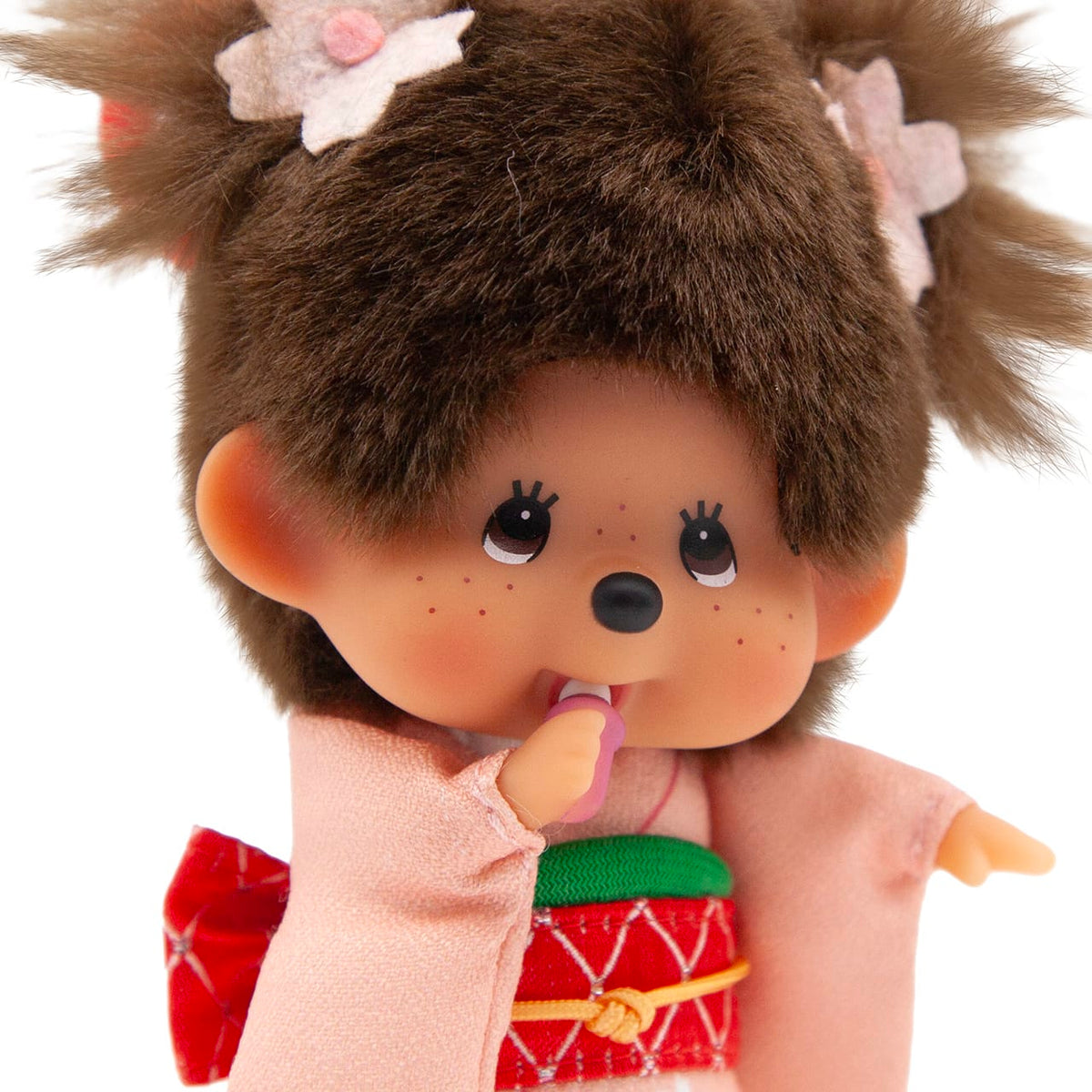 Monchhichi Sakura Kimono Girl Plush Keychain