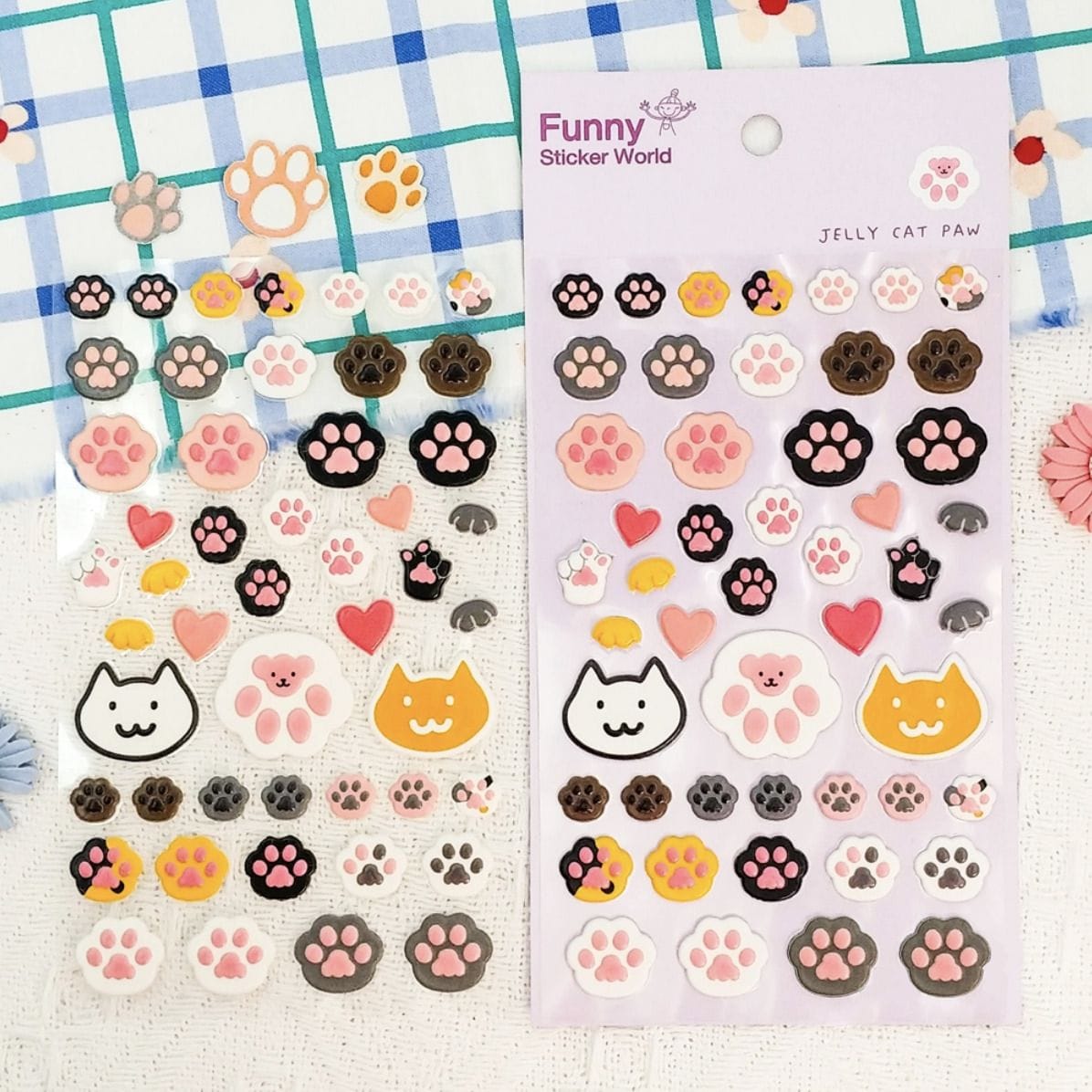 Jelly Cat Paws Sticker
