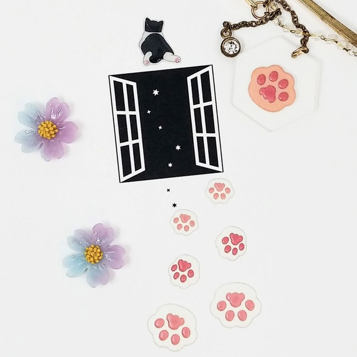 Jelly Cat Paws Sticker