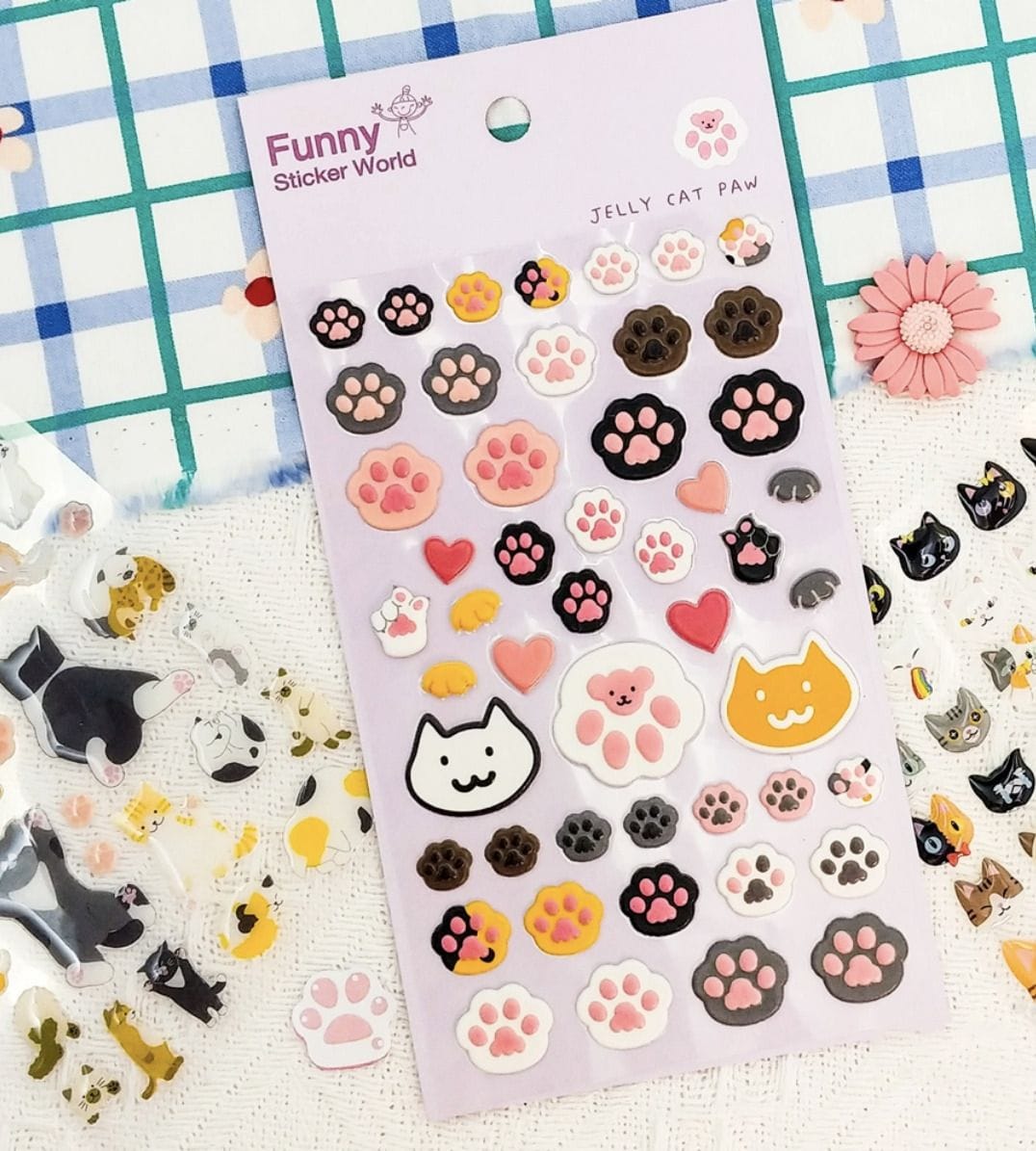 Jelly Cat Paws Sticker
