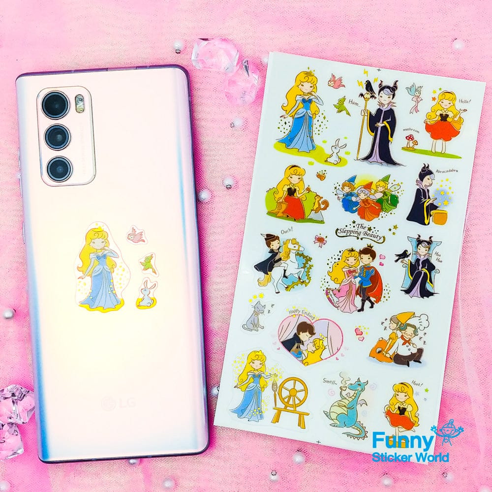 Sleeping Beauty Fairy Tale Sticker