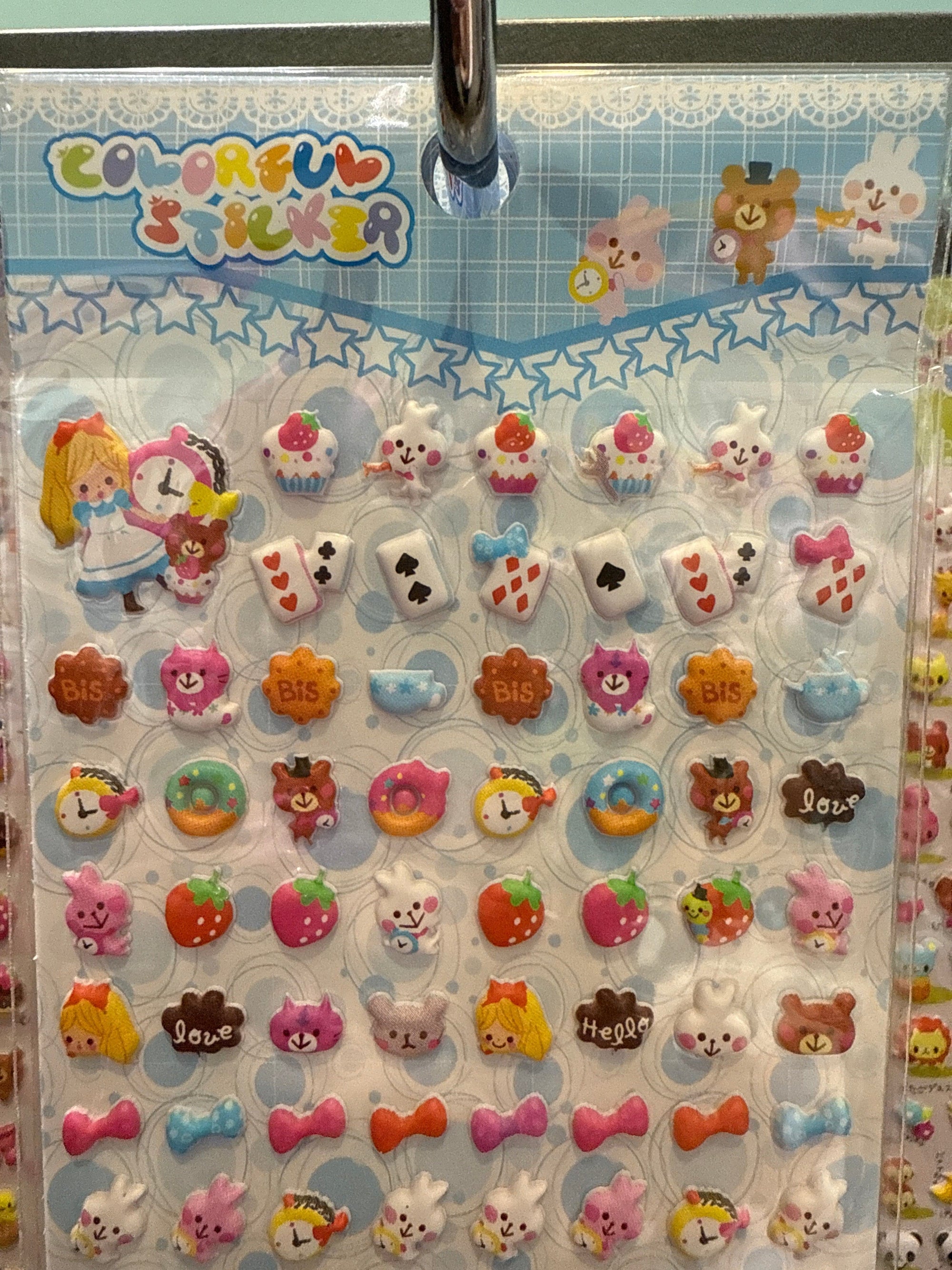 Tiny Kawaii Assorted Puffy Stickers