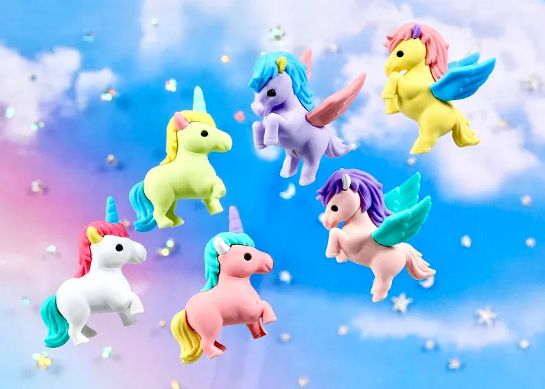 Unicorn &amp; Pegasus Erasers