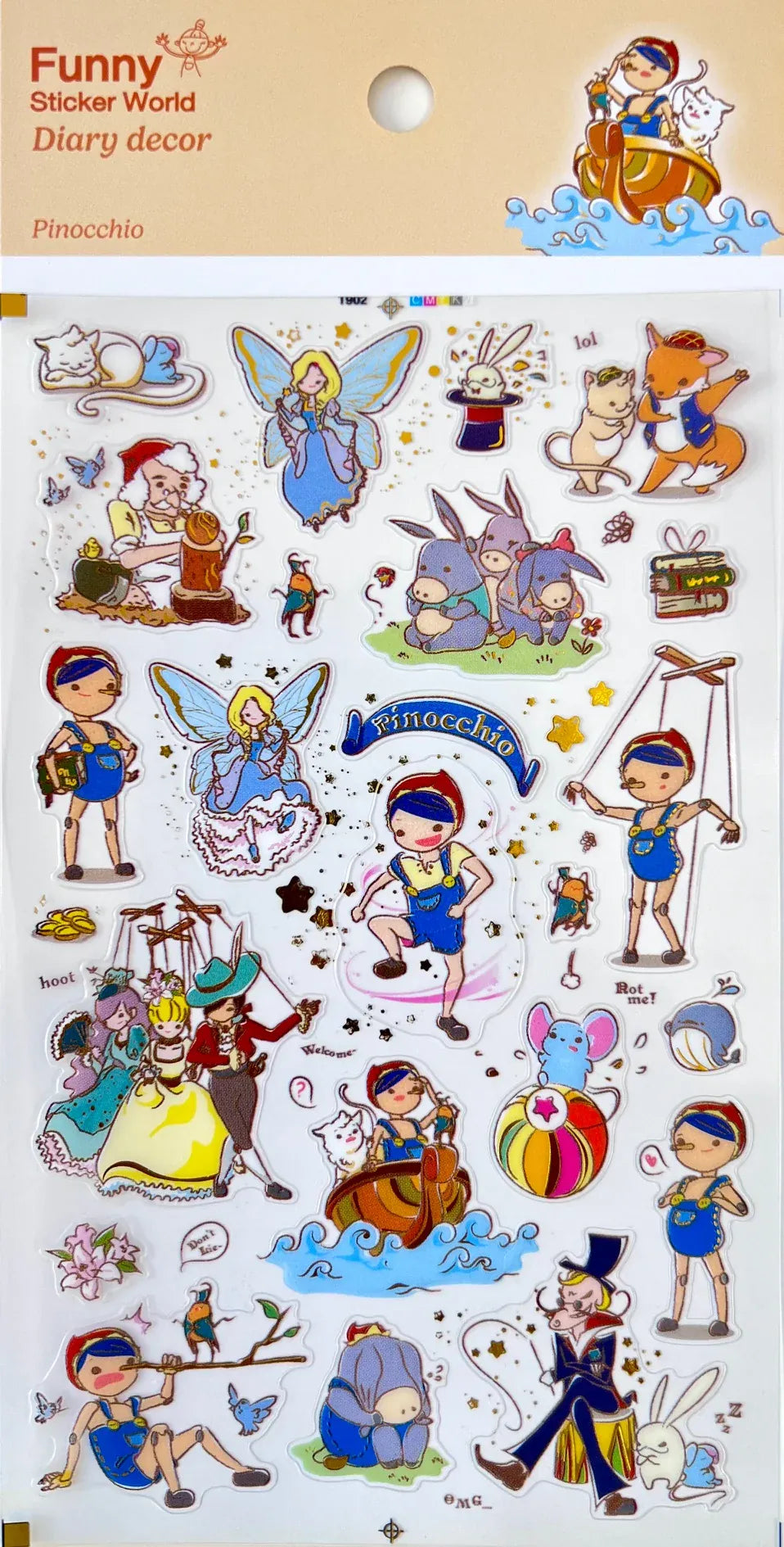Pinocchio Fairy Tale Sticker