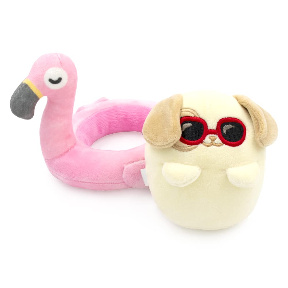 Flamingo Floatie Puppiroll Outfitz Plush