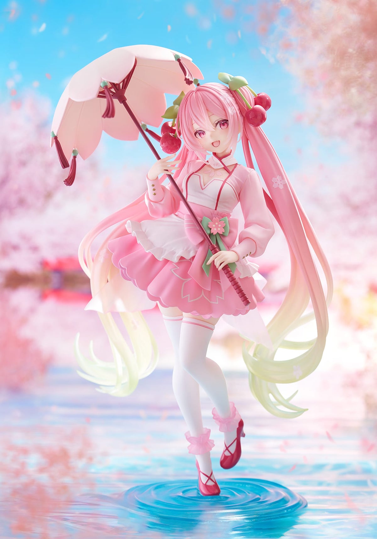 Hatsune Miku AMP+ Figure - Sakura Dress