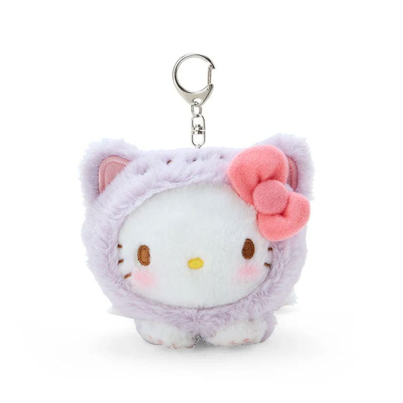 Hello Kitty Cat Plush Keychain (Cuddly Kitten Collection)