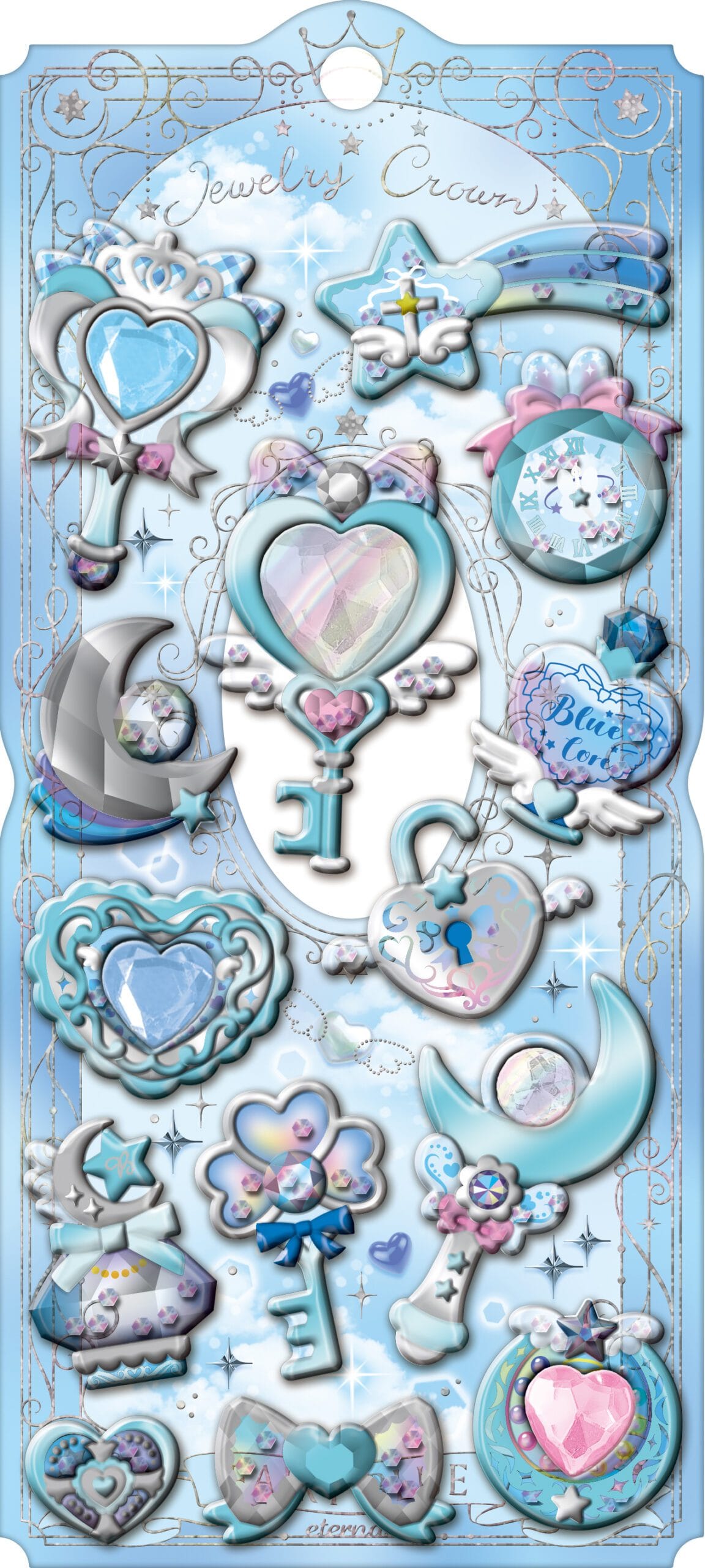 Fairy Eternal Jewelry Crown Stickers