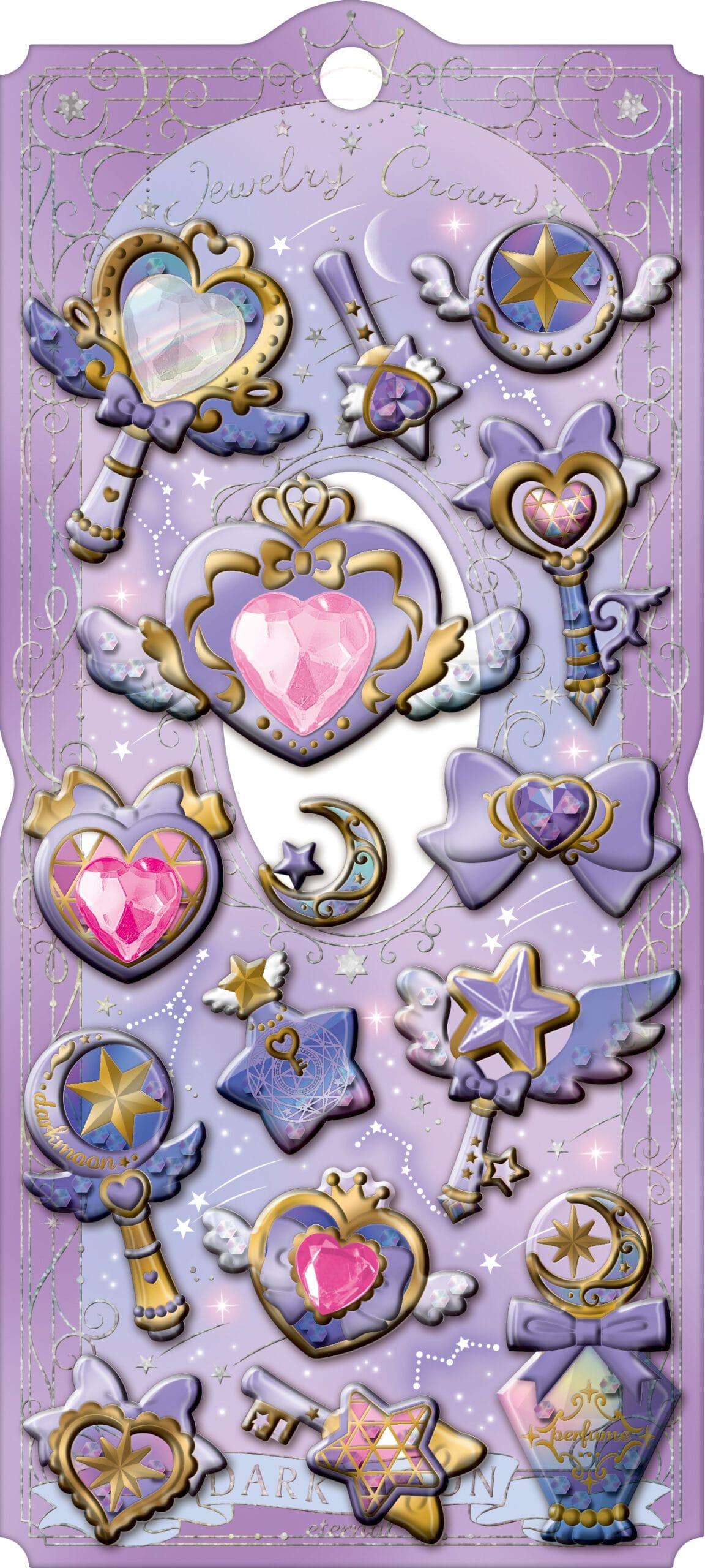 Dark Moon Eternal Jewelry Crown Stickers
