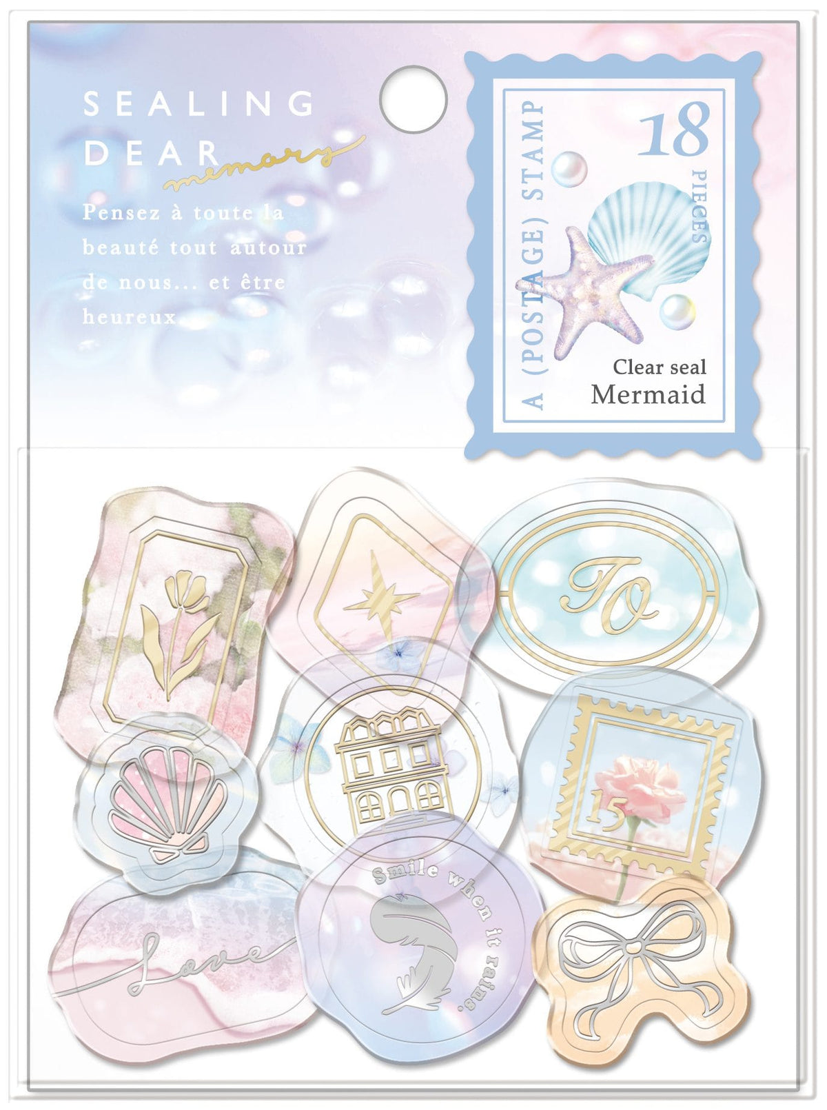 Sealing Dear Stickers Memory Mermaid Sticker Flakes
