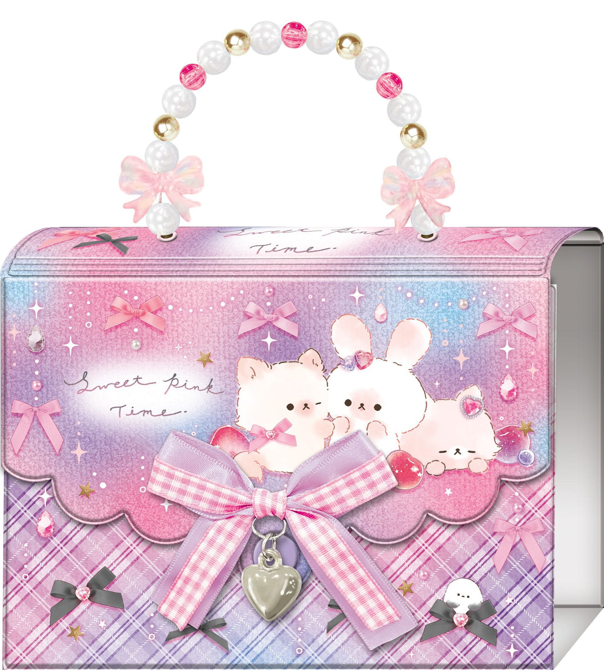 Sweet Pink Reusable Sticker Book Bag