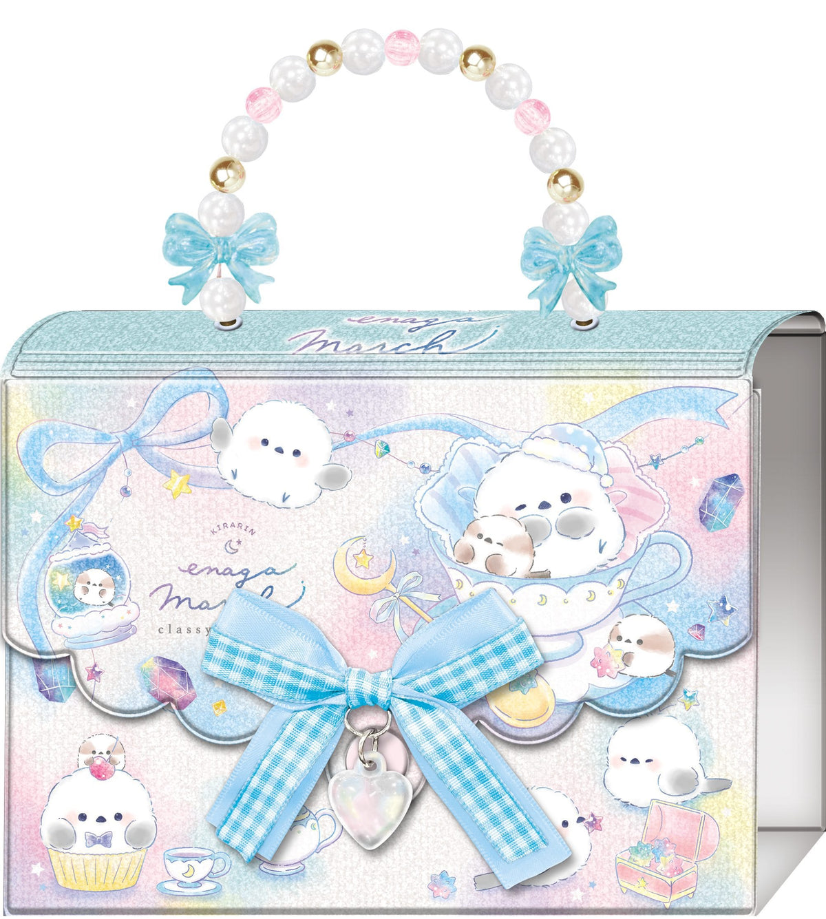 Snow Bird Reusable Sticker Book Bag