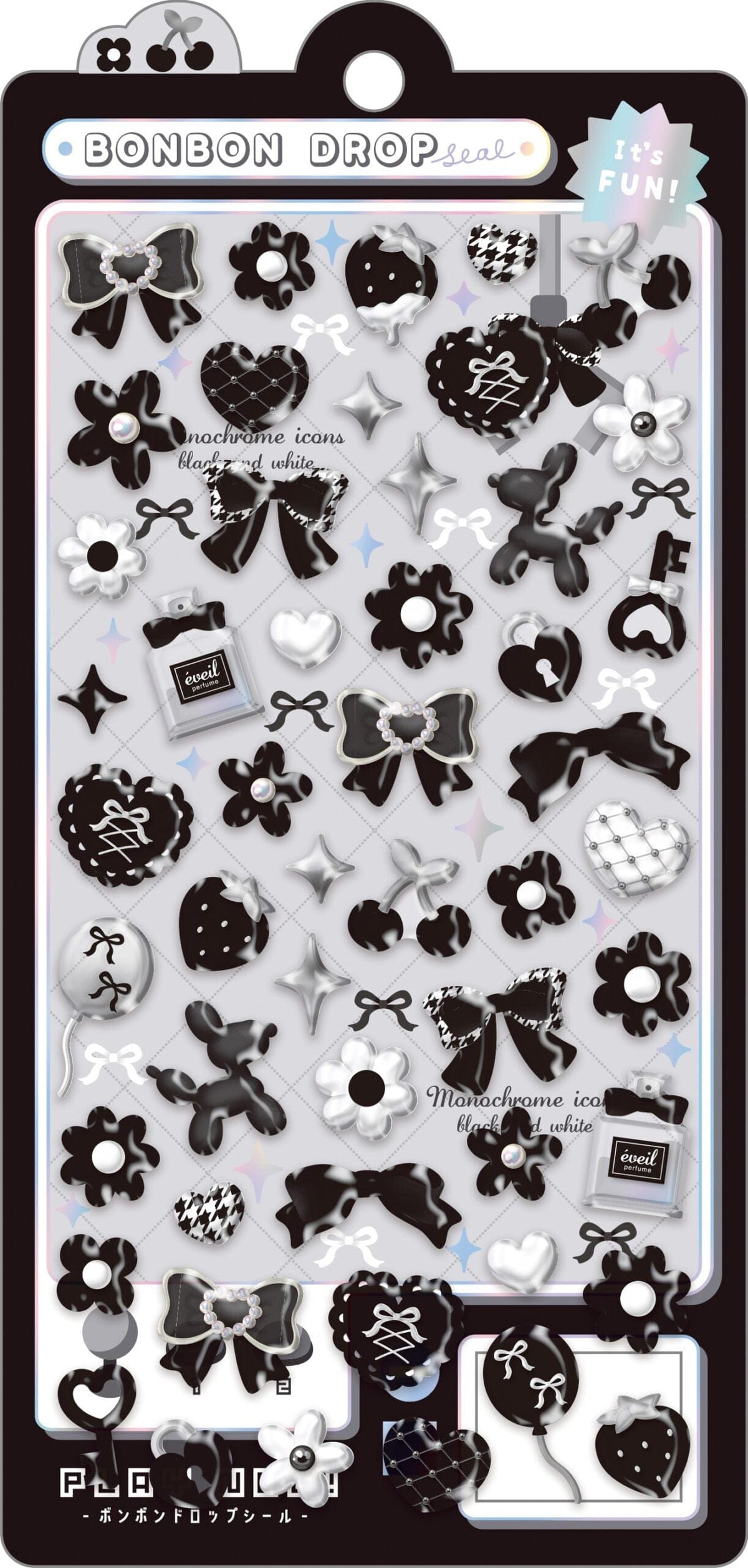Dark Bonbon Drop Stickers