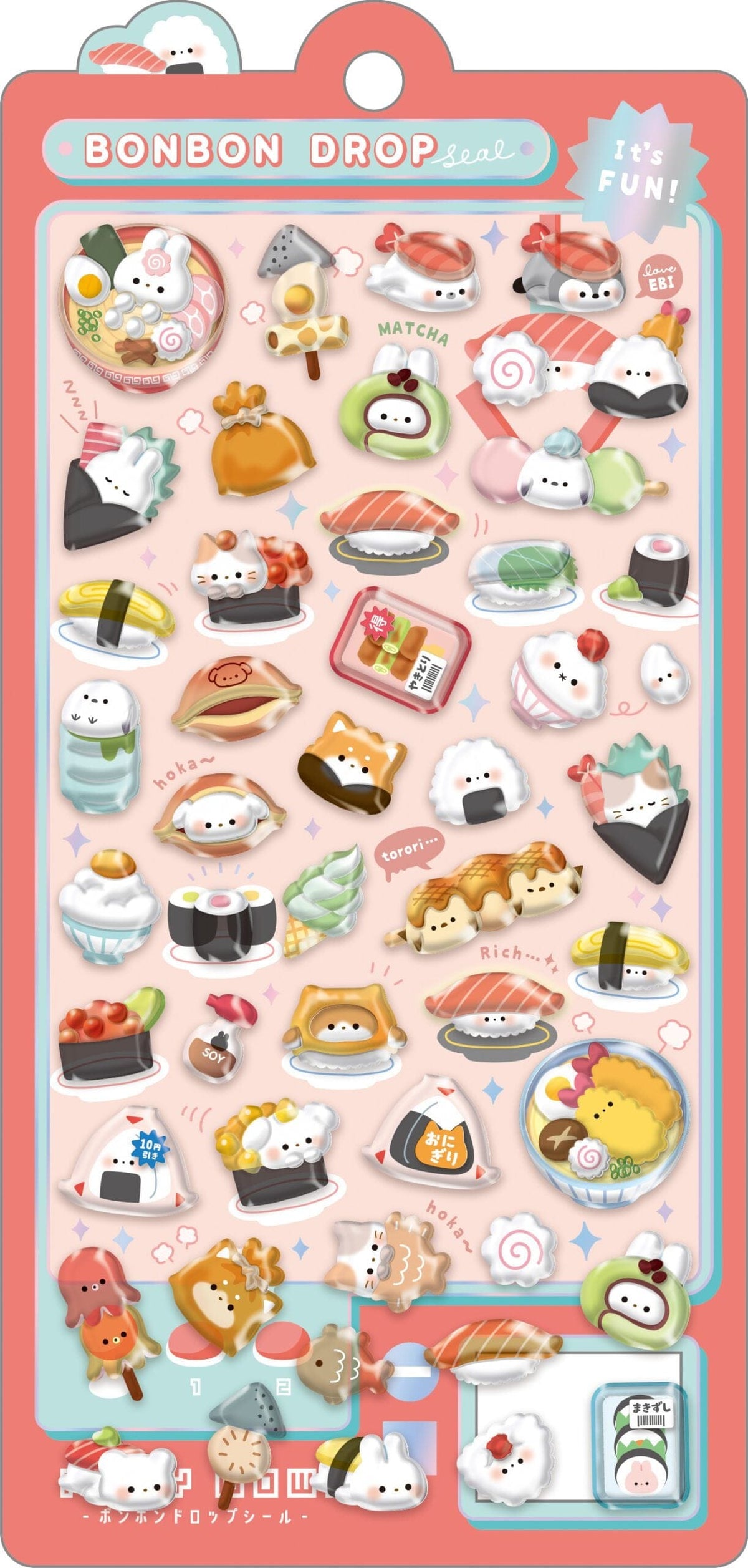 Nihon Food Bonbon Drop Stickers