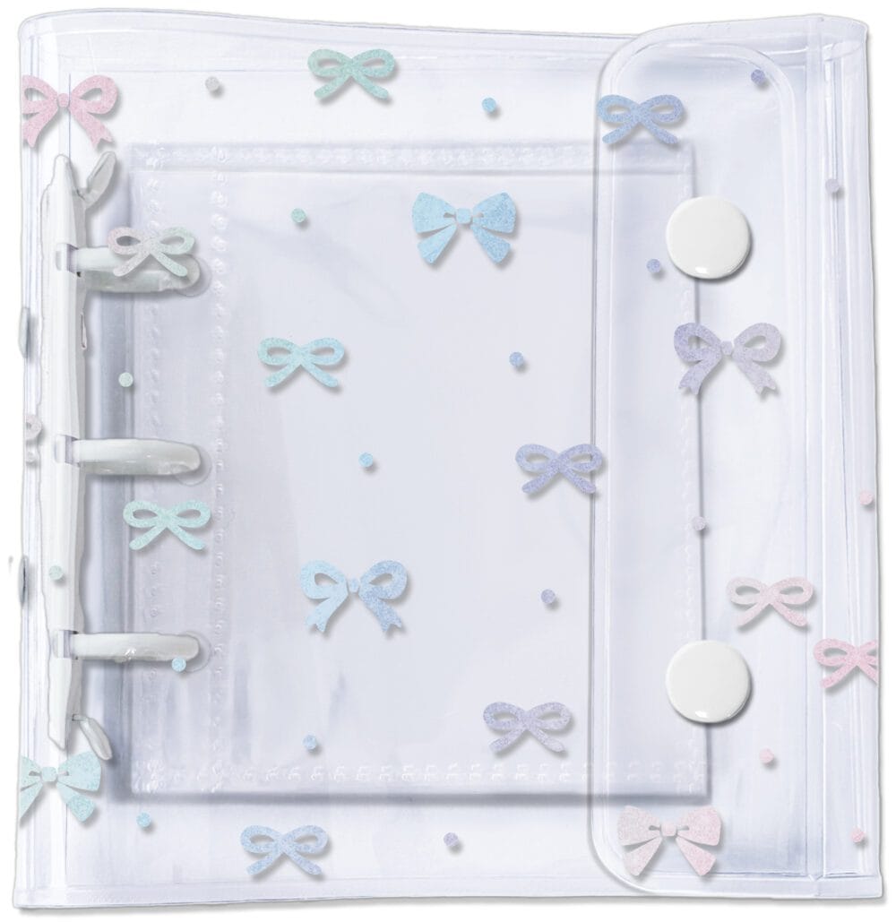 Kirakira Ribbion Reusable Sticker Book