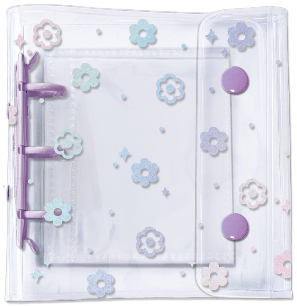 Kirakira Daisy Reusable Sticker Book