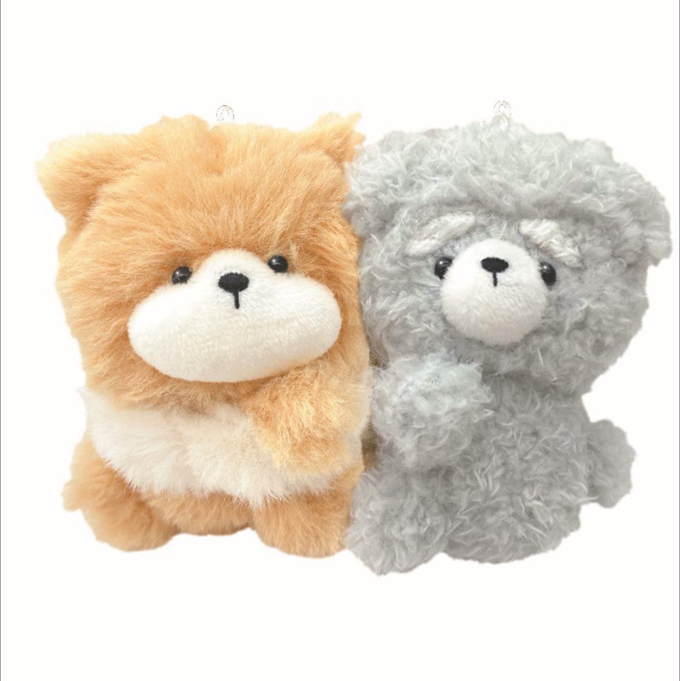 Pomeranian Best Friends Keychain Set