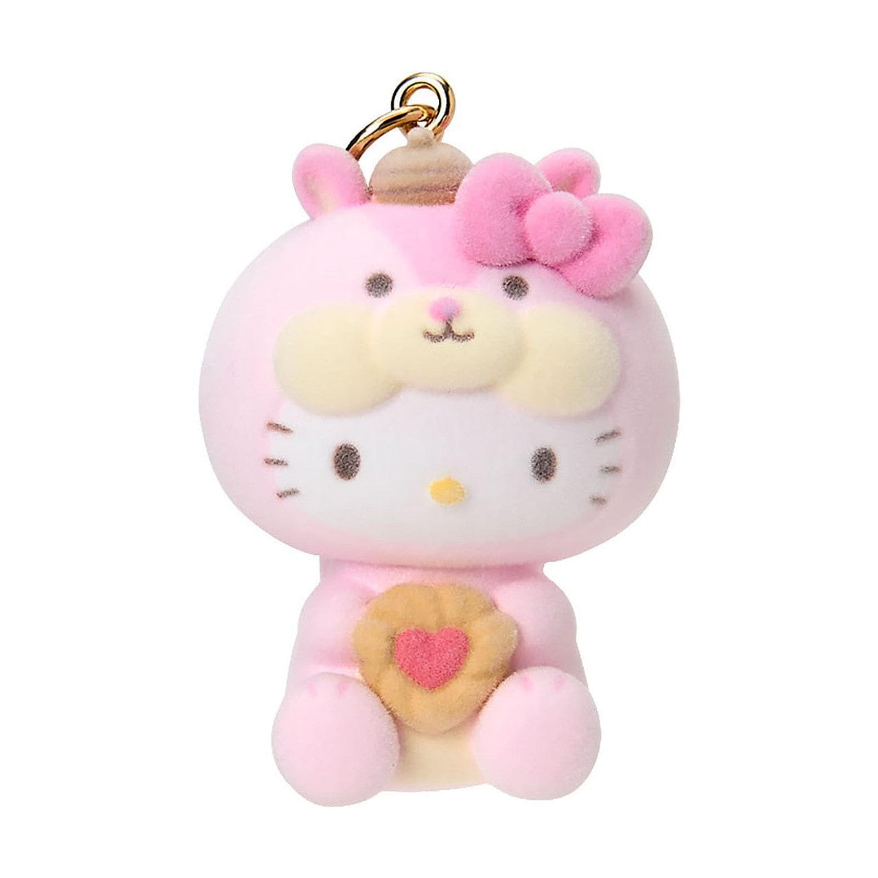 Hello Kitty Tail Keychain (Fluffy Squirrel Series)