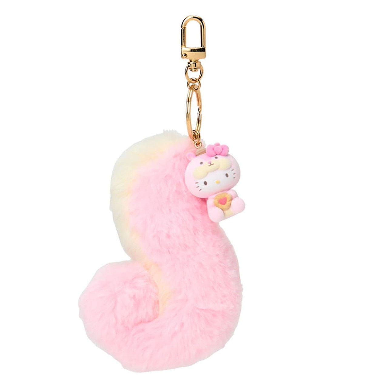 Hello Kitty Tail Keychain (Fluffy Squirrel Series)