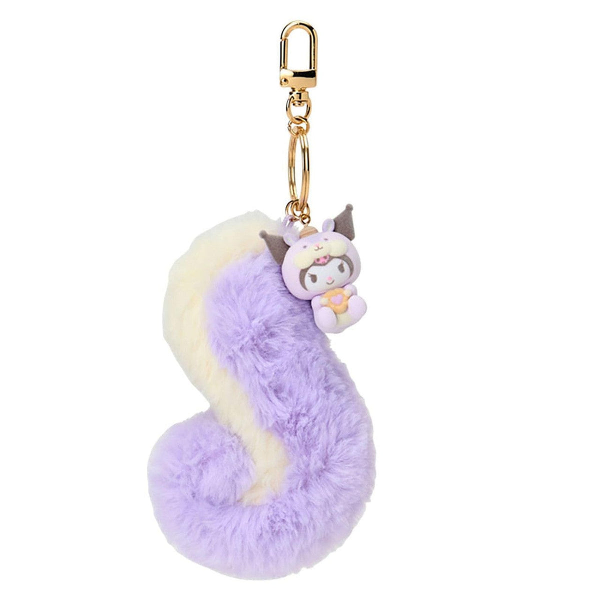 Kuromi Tail Keychain (Fluffy Squirrel Series)