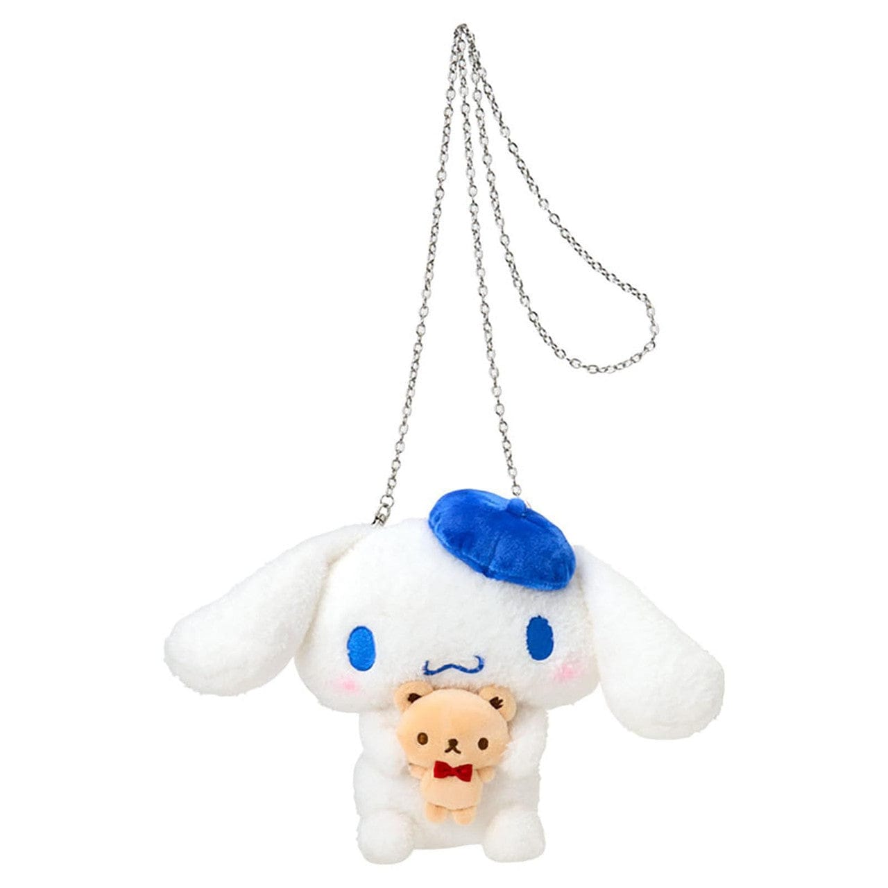 Cinnamoroll Together with Teddy Bear Plush Crossbody Bag