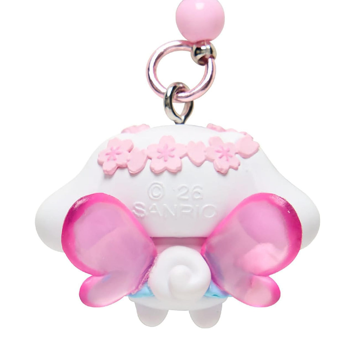 Cinnamoroll Sakura Charm Keychain
