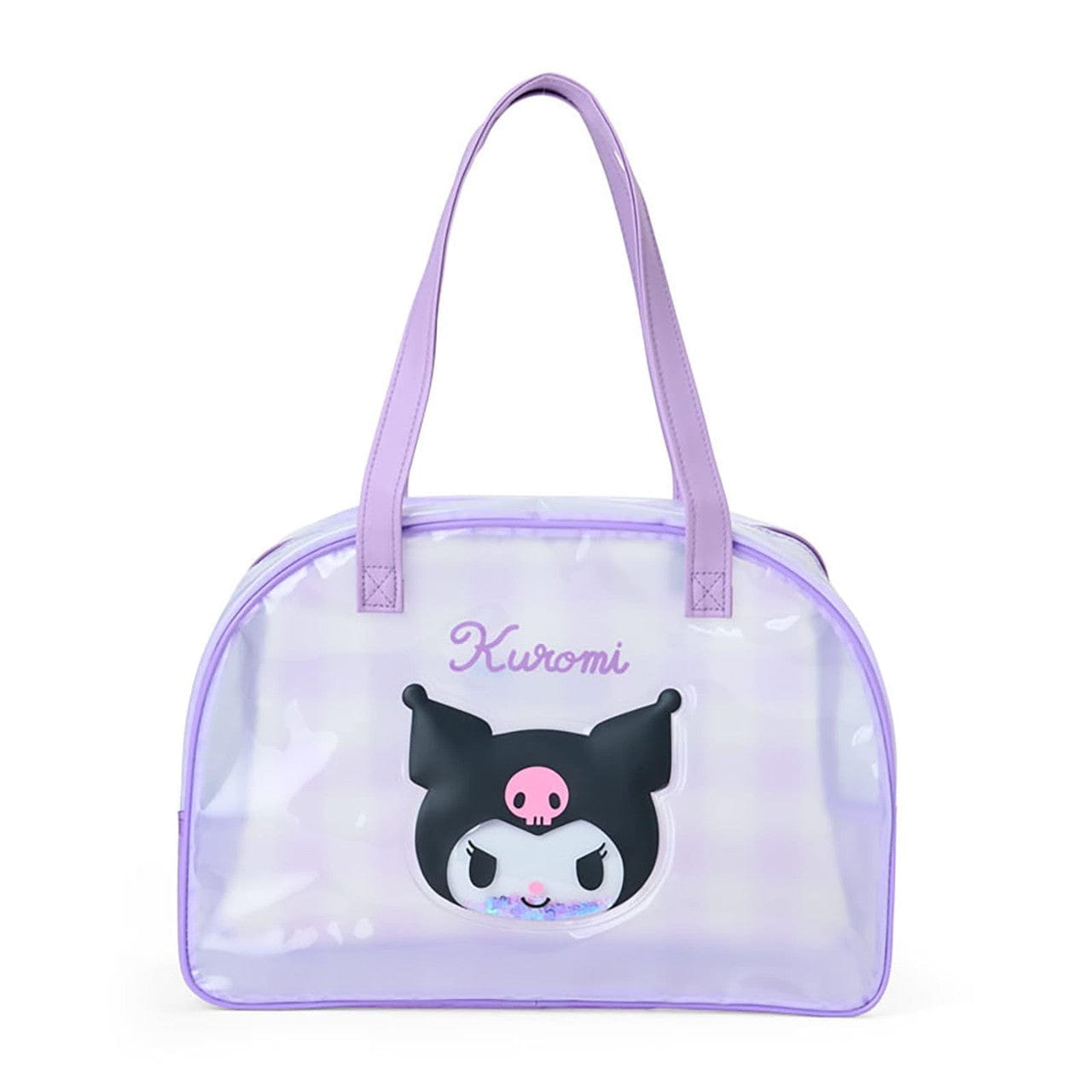 Kuromi Clear Waterproof Boston Bag