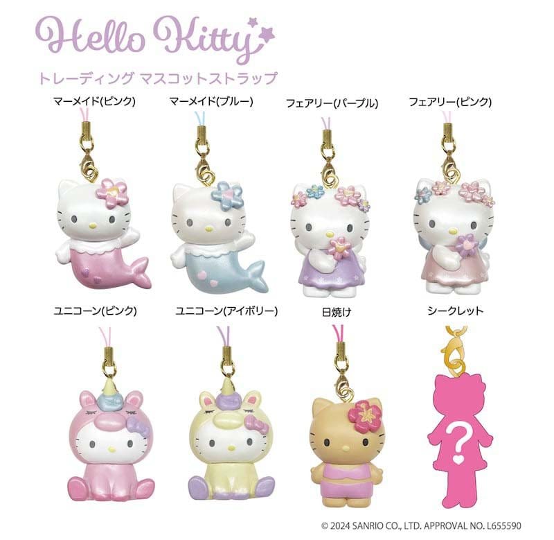 Hello Kitty Phone Strap Blind Box