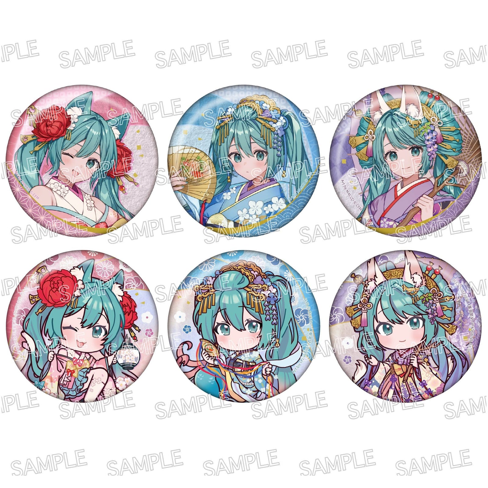Hatsune Miku Hyakki Yagyō Buttons Blind Box